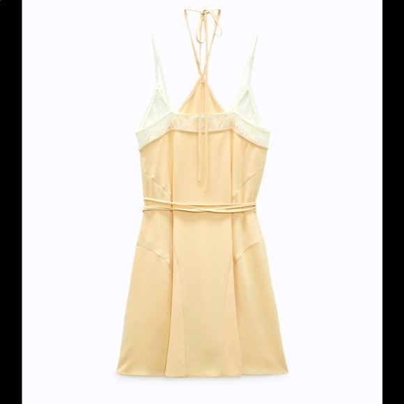 ZARA COMBINATION LACE DRESS - Picture 4 of 6